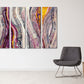 Moderne abstrakte Kunst Abstrakte Wandkunst Gemälde auf Leinwand, Wohnwanddekor, Leinwandgemälde, abstrakter Druck Luxus Wandkunst Multi Panel Kunst