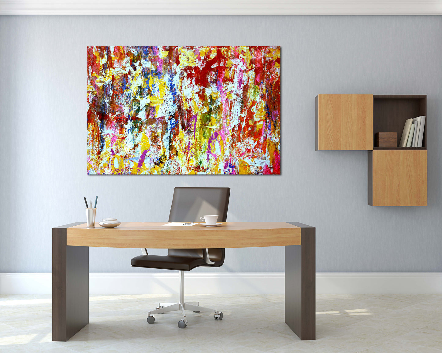 Abstrakte Wandkunst Gemälde auf Leinwand, Wohnwanddekor, abstrakter Druck, mehrteilige Wandkunst abstrakte Leinwand trendige Wandkunst Moderne Wandkunst