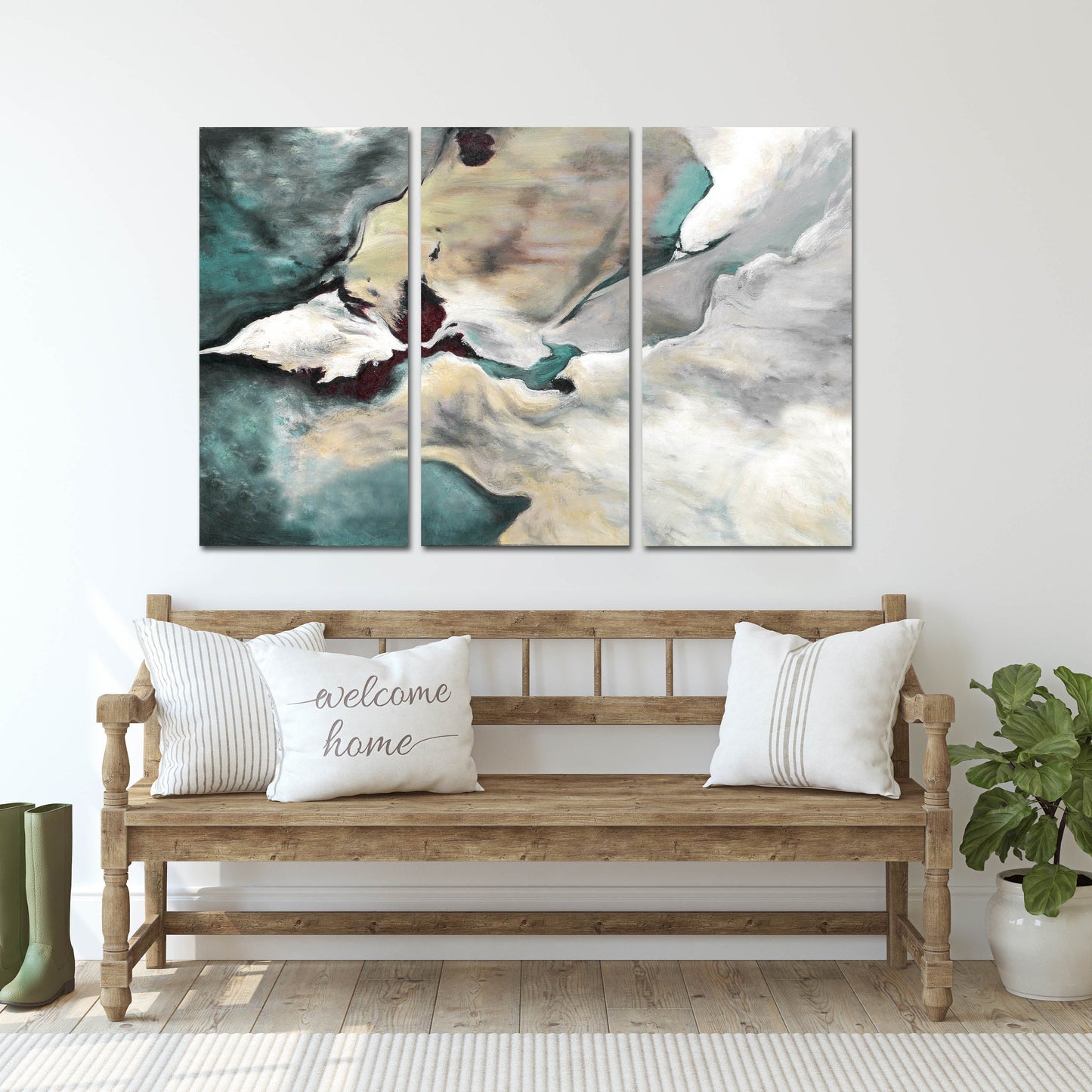 Marmor-Wand-Dekor Marmor Leinwand abstrakte abstrakte Wandkunst Gemälde auf Leinwand Multi-Panel-Wand-Kunst Marmor Leinwand Pour Malerei