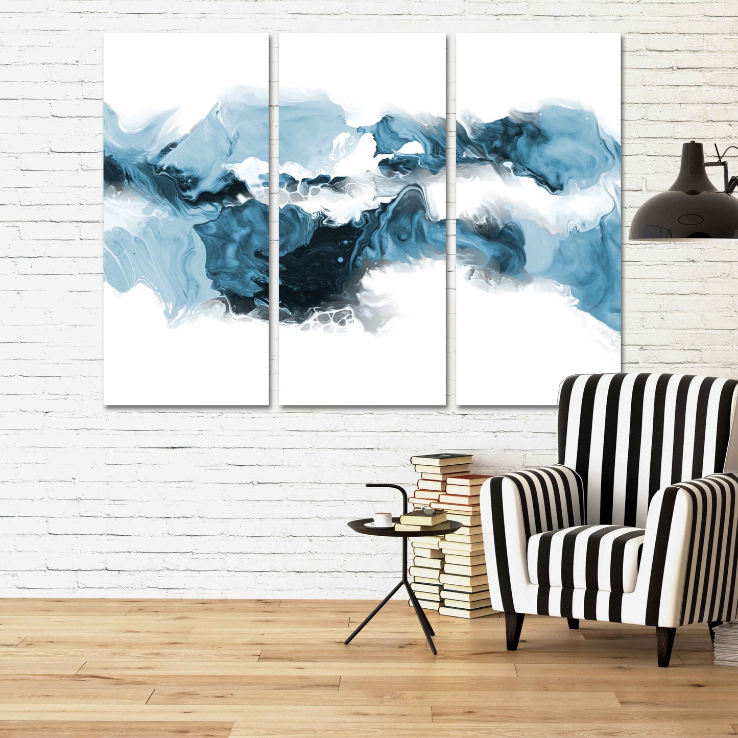 Abstrakte Wandkunst Gemälde auf Leinwand, minimalistische Wandkunst, moderne abstrakte Kunst, riesige Wandkunst Wandbehang Dekor Multi Panel Wandkunst