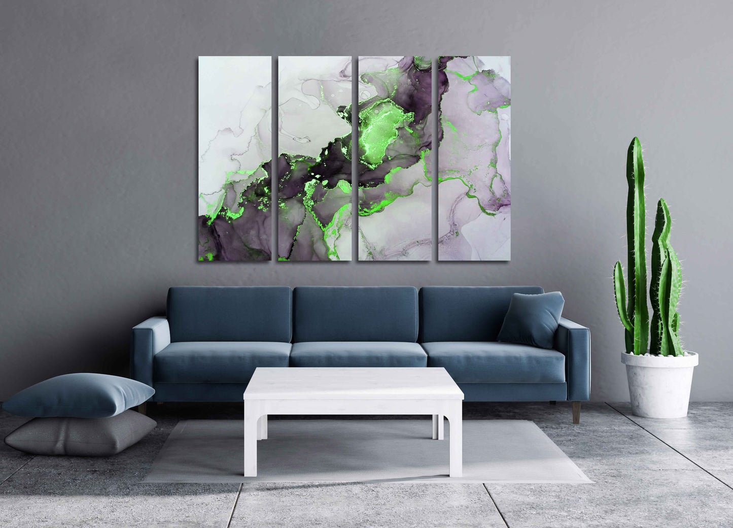 Marmor-Wand-Dekor, Marmor-Leinwand abstrakt, abstrakte Wandkunst Gemälde auf Leinwand, Multi-Panel-Wandkunst Marmor Leinwand