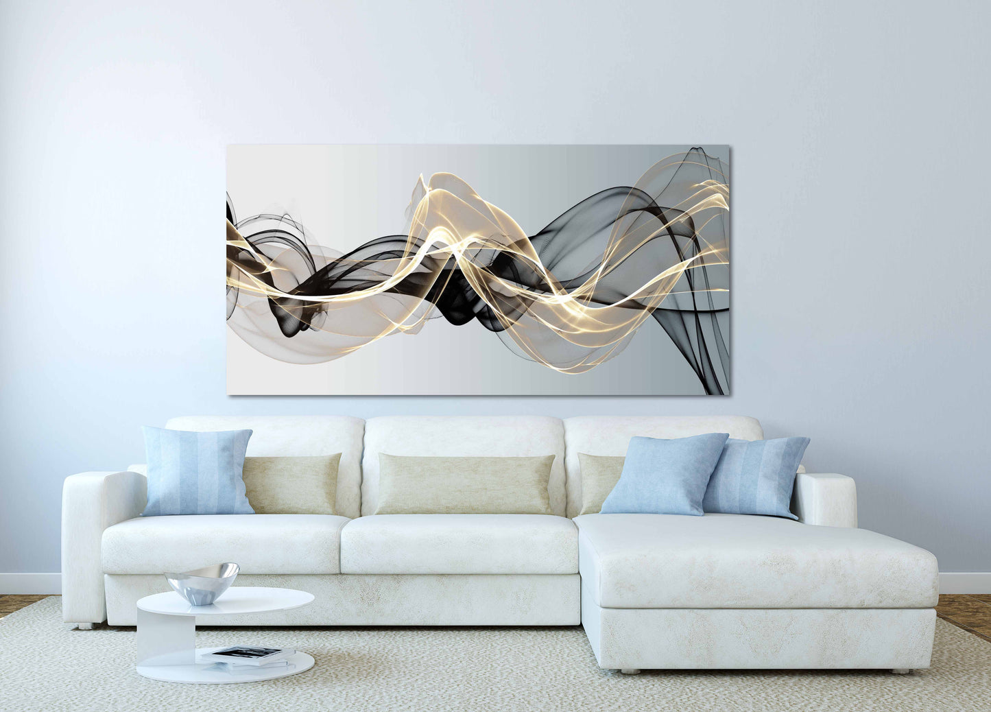 Moderne abstrakte Kunst Schwarz-Weiß-Kunst Mehrteilige Leinwand-Wanddekoration Abstrakte Wandkunst Abstraktes Gemälde Extragroße Wandkunst