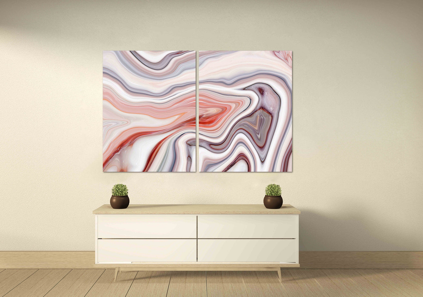 Marmor-Wand-Dekor Marmor Leinwand abstrakte abstrakte Wandkunst Gemälde auf Leinwand Multi-Panel-Wand-Kunst Marmor Leinwand Pour Malerei