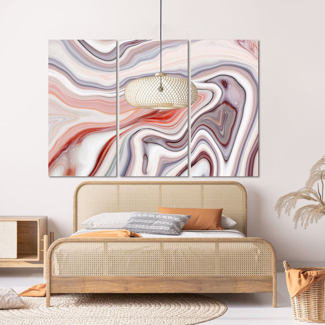 Marmor-Wand-Dekor Marmor Leinwand abstrakte abstrakte Wandkunst Gemälde auf Leinwand Multi-Panel-Wand-Kunst Marmor Leinwand Pour Malerei