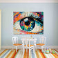 Augendruck gerahmt Optometrie Wandkunst Auge Ölgemälde Druck Optometrie Dekor Moderner Druck auf Leinwand Bunte Wandkunst Optischer Druck