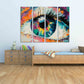 Augendruck gerahmt Optometrie Wandkunst Auge Ölgemälde Druck Optometrie Dekor Moderner Druck auf Leinwand Bunte Wandkunst Optischer Druck