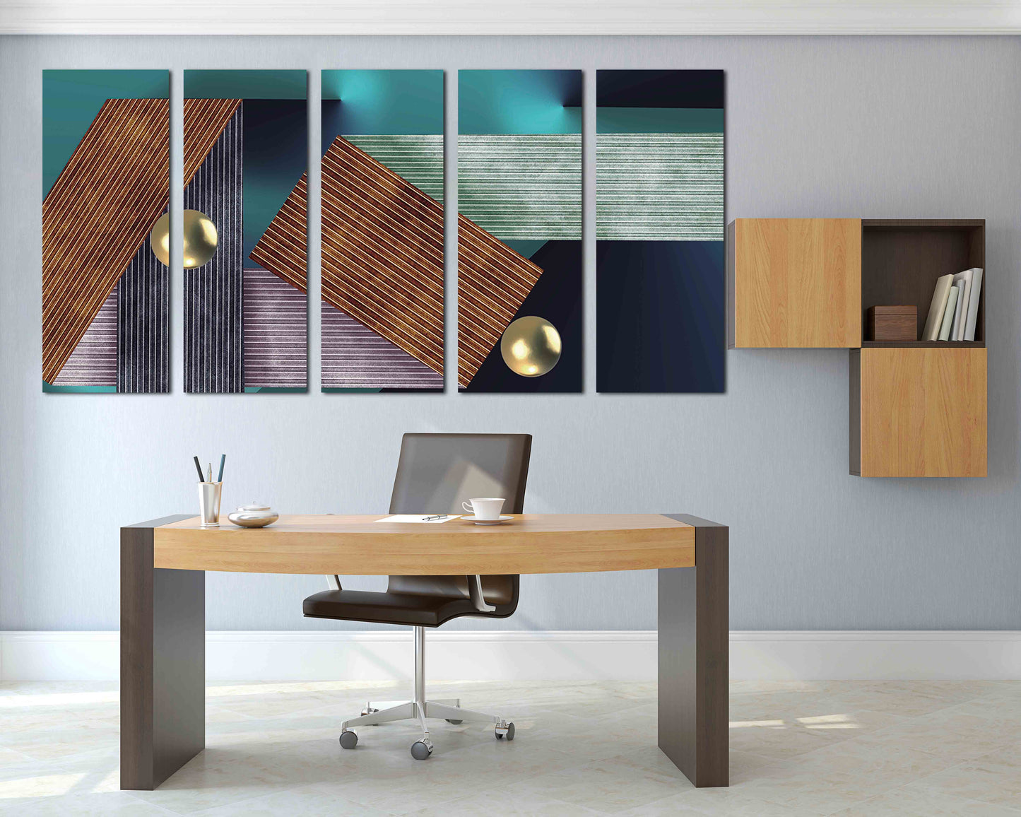 Luxuriöse Wandkunst, moderne abstrakte Kunst, abstrakter Kunstdruck, mehrteilige Leinwand, Raumwanddekoration, abstrakte Wandkunst, abstrakte Malerei