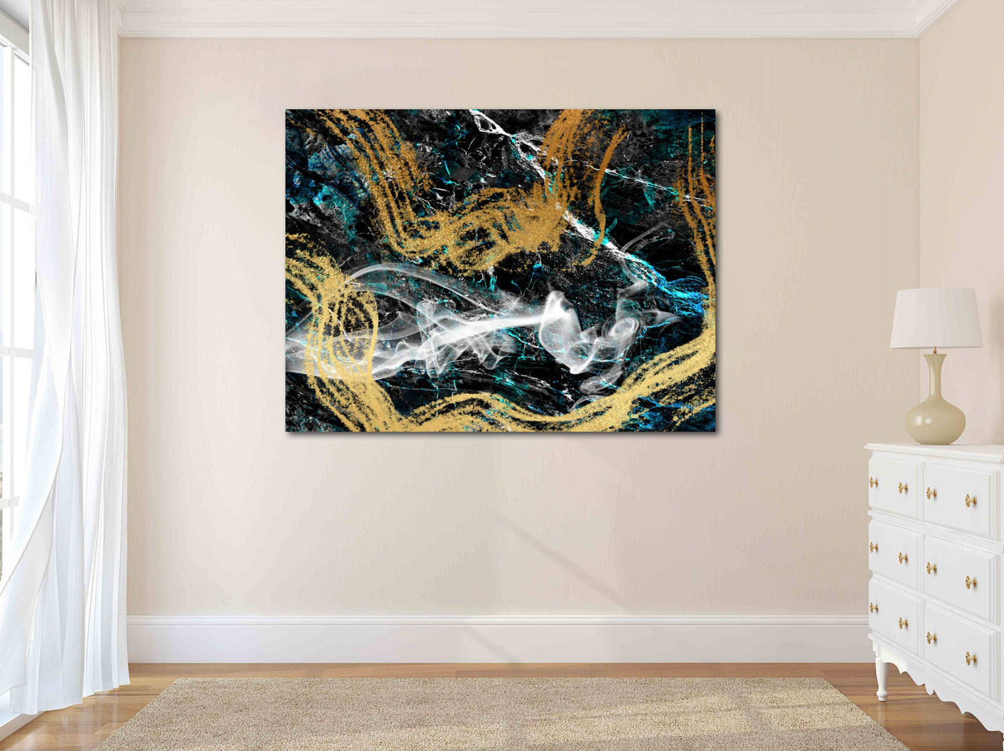 Geometrische Muster Moderne abstrakte Kunst Wandcollage-Set Mehrteilige Leinwand Wandkunst Leinwandgemälde Abstrakte Wandkunst Wohnwanddekor