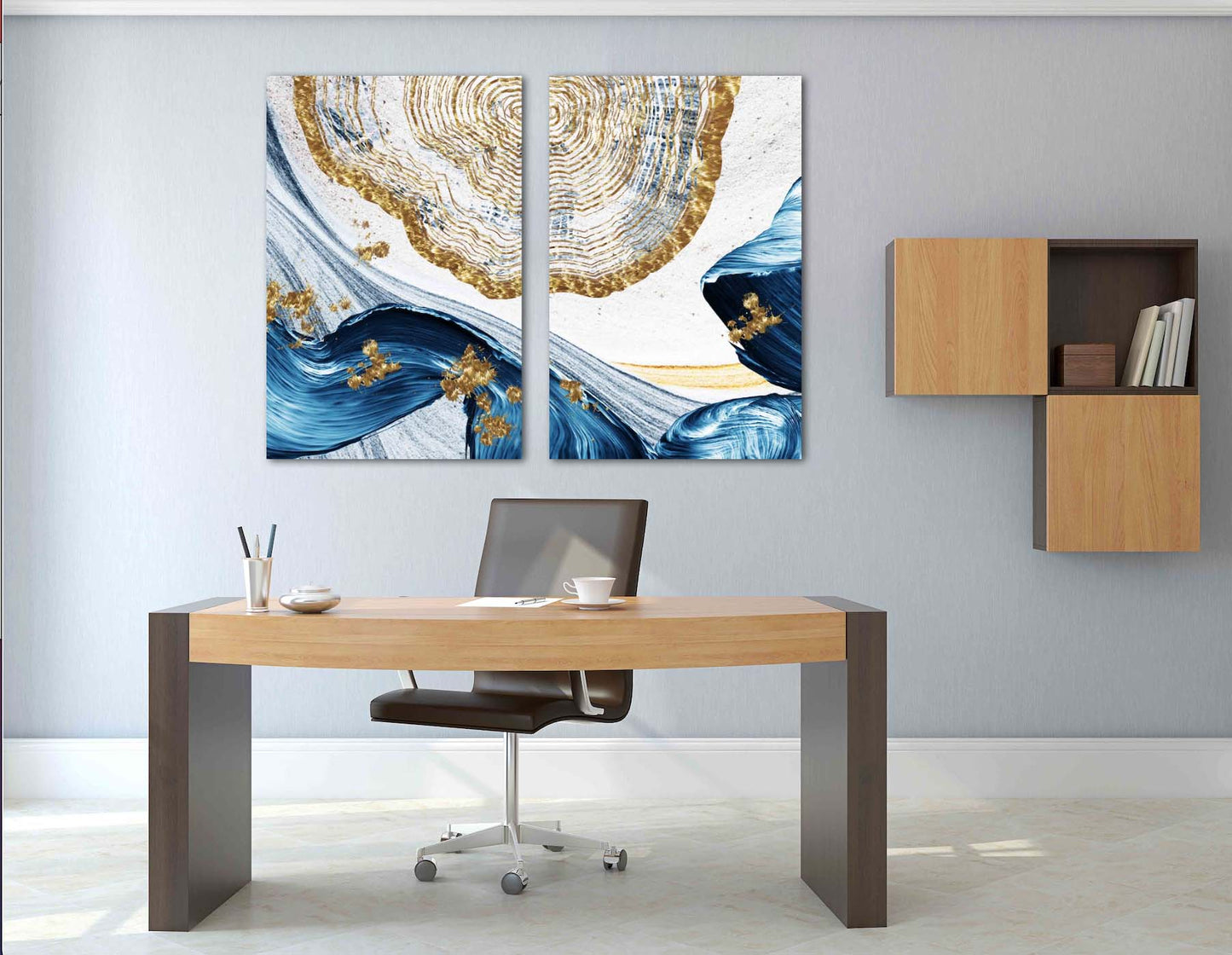 Geometrische Muster Moderne abstrakte Kunst Wandcollage-Set Mehrteilige Leinwand Wandkunst Leinwandgemälde Abstrakte Wandkunst Wohnwanddekor