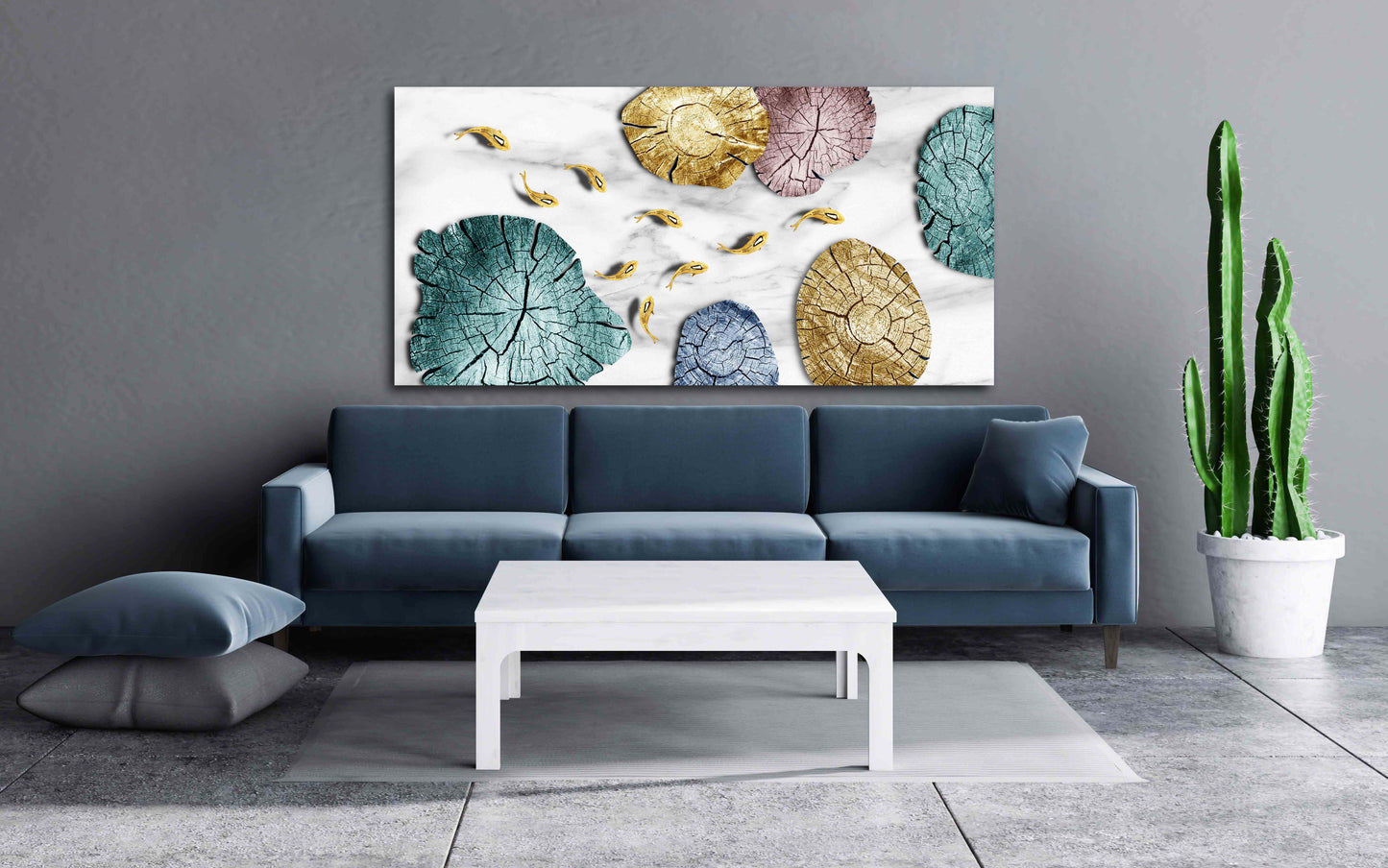 Japanische Wandkunst Schlafzimmer Wanddekoration Leinwandgemälde Abstraktes expressionistisches Gemälde 3-teiliges Leinwandbild Abstrakte Wandkunst