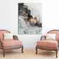 Marmor-Wanddekor, abstraktes Marmor-Leinwandbild, abstrakte Wandkunst in Gold und Schwarz auf Leinwand, mehrteiliges Wandbild auf Marmor-Leinwandbild