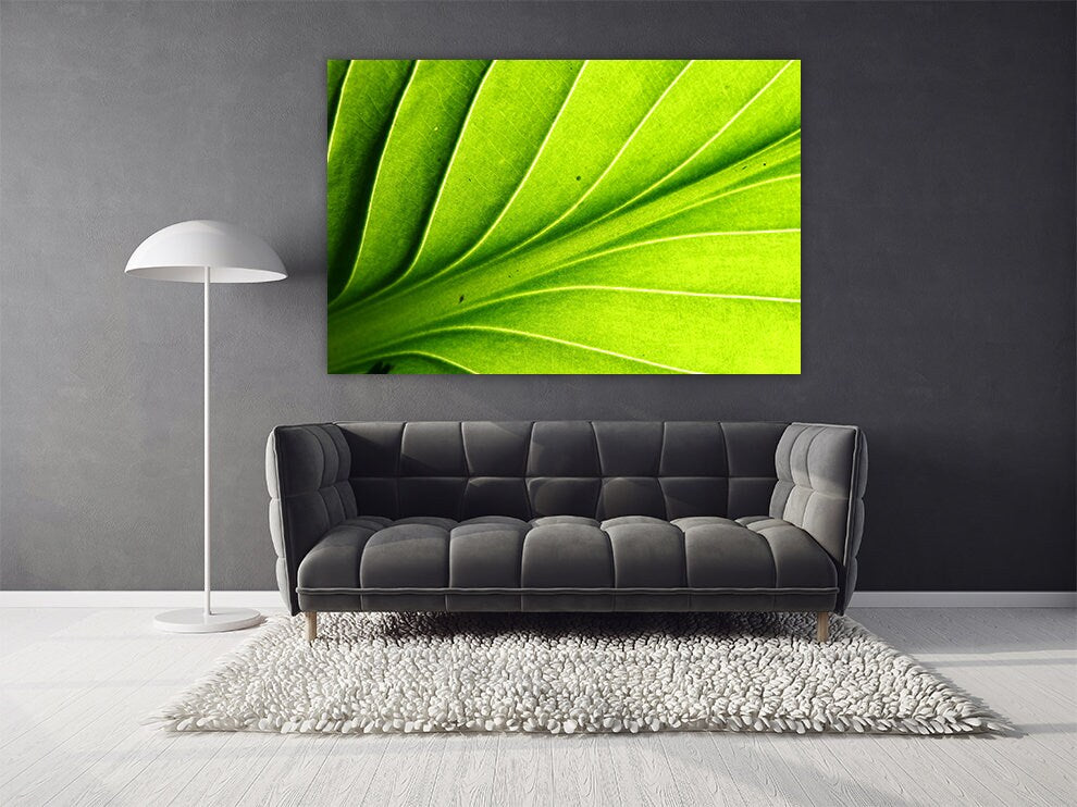 Leaves wall art, Tropical wall art paintings on canvas, home wall decor, canvas painting, large green painting, multi panel wall art