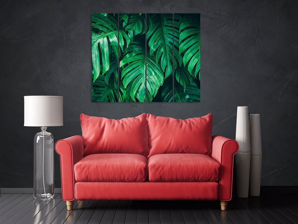 Tropical wall art paintings on canvas, home wall decor, canvas painting, huge wall art, farmhouse wall decor, floral canvas wall art