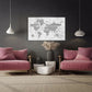 Weltkarte Wandkunst Gemälde auf Leinwand Home Wand Dekor Leinwand Malerei extra große Wandkunst Weltkarte der Welt Wandkunst zeitgenössische Kunst