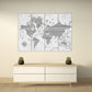 Weltkarte Wandkunst Gemälde auf Leinwand Home Wand Dekor Leinwand Malerei extra große Wandkunst Weltkarte der Welt Wandkunst zeitgenössische Kunst