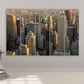 Wandkunstgemälde von New York City auf Leinwand, Wanddekoration für Zuhause, Wandtattoo Manhattan, mehrteilige Wandkunst des Rockefeller Centers, Leinwanddruck
