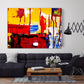 Abstrakte Pinselstriche, Abstrakte Wandkunst Gemälde auf Leinwand, Druck abstrakter Druck, mehrteilige Wandkunst abstrakte Leinwand trendy Moderne Kunst