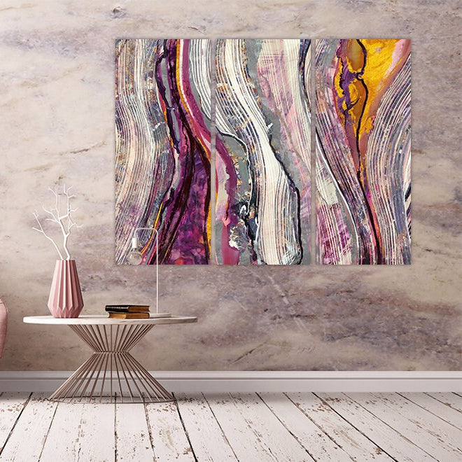 Modern abstract art Abstract wall art paintings on canvas, home wall decor, canvas painting, abstract print Luxury wall art multi panel art