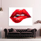 Rote Lippen Leinwanddruck Mode Wandkunst Moderne Wanddekoration Gemälde auf Leinwand sehr große Leinwandgemälde