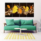Abstrakte Blätter Wandkunst Gemälde auf Leinwand Home Wand Dekor Leinwand Gemälde Housewarming und Hochzeitsgeschenk