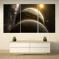 Planeten Poster Сosmos Multi Panel Wandkunst Gemälde auf Leinwand Weltraum Home Wand Leinwand Gemälde Schlafzimmer Wand Dekor Fantasy Kunst