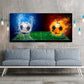 Football wall art Soccer ball art American Football Sports wall art Large abstract canvas art Soccer wall art football player gift