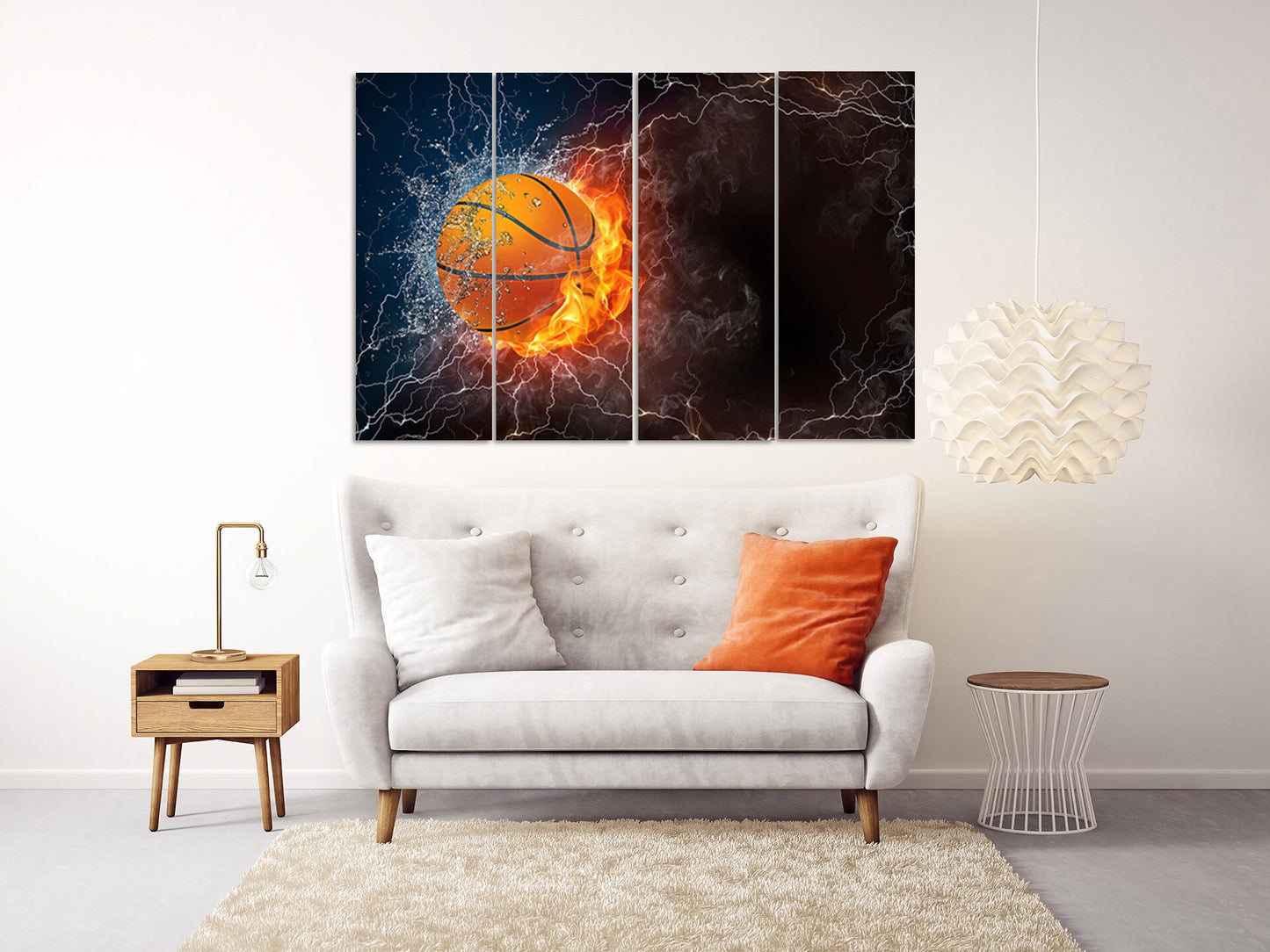 Soccer ball art Football wall art American Football Sports wall art Large abstract art Large canvas art Soccer wall art football player gift