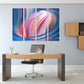 Abstract colorful painting large Abstract expressionist painting Modern abstract art Home wall decor 3 piece frame canvas