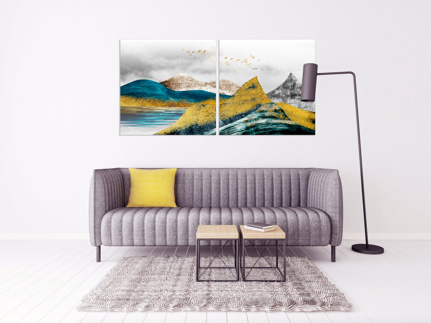 Mountain lake painting original art lake Home wall decor Canvas painting Outdoors mountains wall art Rocks and mountains