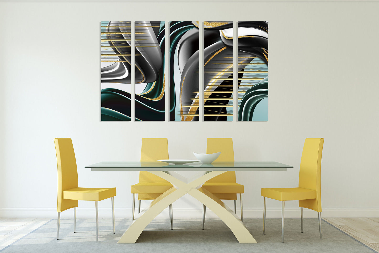 Home wall decor Abstract wall art Modern abstract art Multi panel canvas 3 piece wall art Abstract expressionist painting