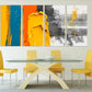 Pour painting Bright large wall art Modern abstract art Multi panel canvas Abstract wall art Abstract painting Extra large wall decor