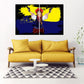 Ukrainian painting canvas Ukrainian girl print Blue and yellow gallery wall art Patriotic decor gift, Ukrainian sellers, Buy ukrainian art