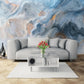 Blue marble wall art Marble mural wallpaper Abstract wallpaper Peel and stick wallpaper Photo wallpaper modern wallpaper 3d wall mural