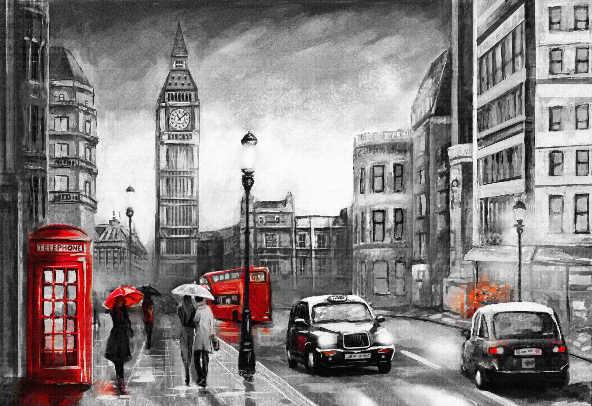 London wall mural London bus decal Big ben wall decal London big ben England london wall art vinyl wall murals mural peel and stick