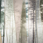 Foggy forest wall art woodland wallpaper Modern wallpaper Removable wallpaper Textured wallpaper fabric wallpaper vinyl wallpaper