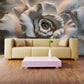 Rose wall art Flowers wallpaper Floral Peel and stick wallpaper Textured wallpaper adhesive wallpaper Botanical removable wallpaper