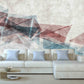Geometric wallpaper 3d wall mural Abstract wallpaper Peel and stick wallpaper Photo wallpaper kitchen wallpaper removable wallpaper