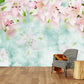 Flowers wallpaper Floral Peel and stick wallpaper Wall mural peel and stick adhesive wallpaper Botanical removable wallpaper