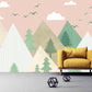 Nursery girl wallpaper Blush wallpaper Removable wallpaper Nature tapestry nursery wallpaper mountains wall art Wall mural photography