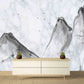 Smoky mountains wall art Marble wallpaper Abstract wallpaper Peel and stick wallpaper removable wallpaper Black and white wallpaper