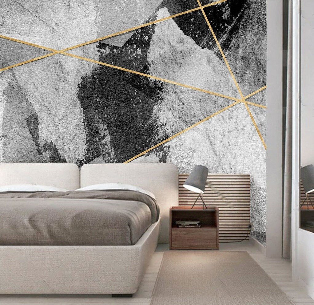 3d wall mural Abstract wallpaper Peel and stick wallpaper Photo wallpaper kitchen wallpaper removable wallpaper Geometric wallpaper