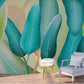 Banana leaves decor wallpaper Tropical Leaf Removable wallpaper modern banana leaves print wall mural peel and stick