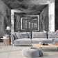 Gray 3d peel and stick art deco Abstract wallpaper Minimalist wall decor Modern wall mural living room bedroom removable wall covering