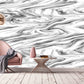 Marble Abstract wallpaper Peel and stick wall mural Black and white wall sticker removable wall covering bedroom wall decor