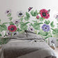 Flowers wall mural Floral Peel and stick Photo Textured adhesive wallpaper Botanical removable wallpaper wall covering