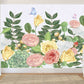 Flower wallpaper Floral Peel and Stick wall mural Self Adhesive Removable wallpaper Living Room Bedroom wall decoration