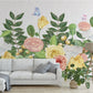 Flower wallpaper Floral Peel and Stick wall mural Self Adhesive Removable wallpaper Living Room Bedroom wall decoration