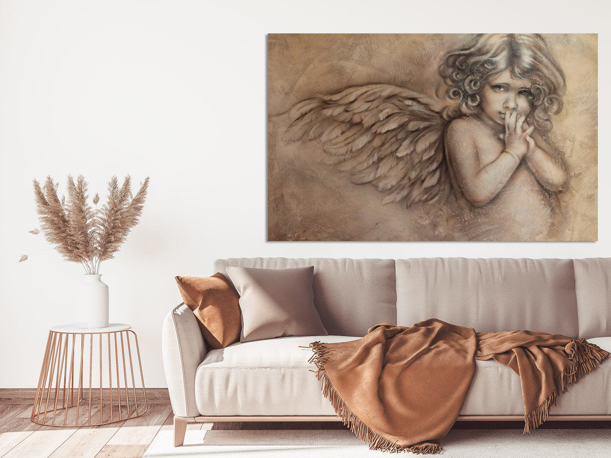 Angel wall art paintings on canvas religious wall art home wall decor bedroom wall decor printable wall art multi panel wall art