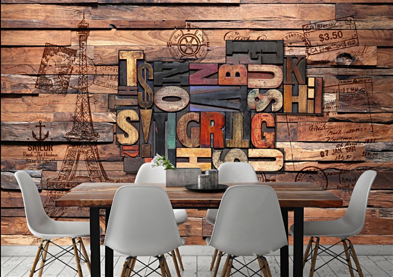 Peel and stick wall mural prints Modern Removable wall decor vinyl wallpaper wall covering stick on wallpaper boy room