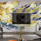 Feather wallpaper peel and stick giant wall mural, abstract removable wallpaper, bedroom vinyl, canvas wallpaper